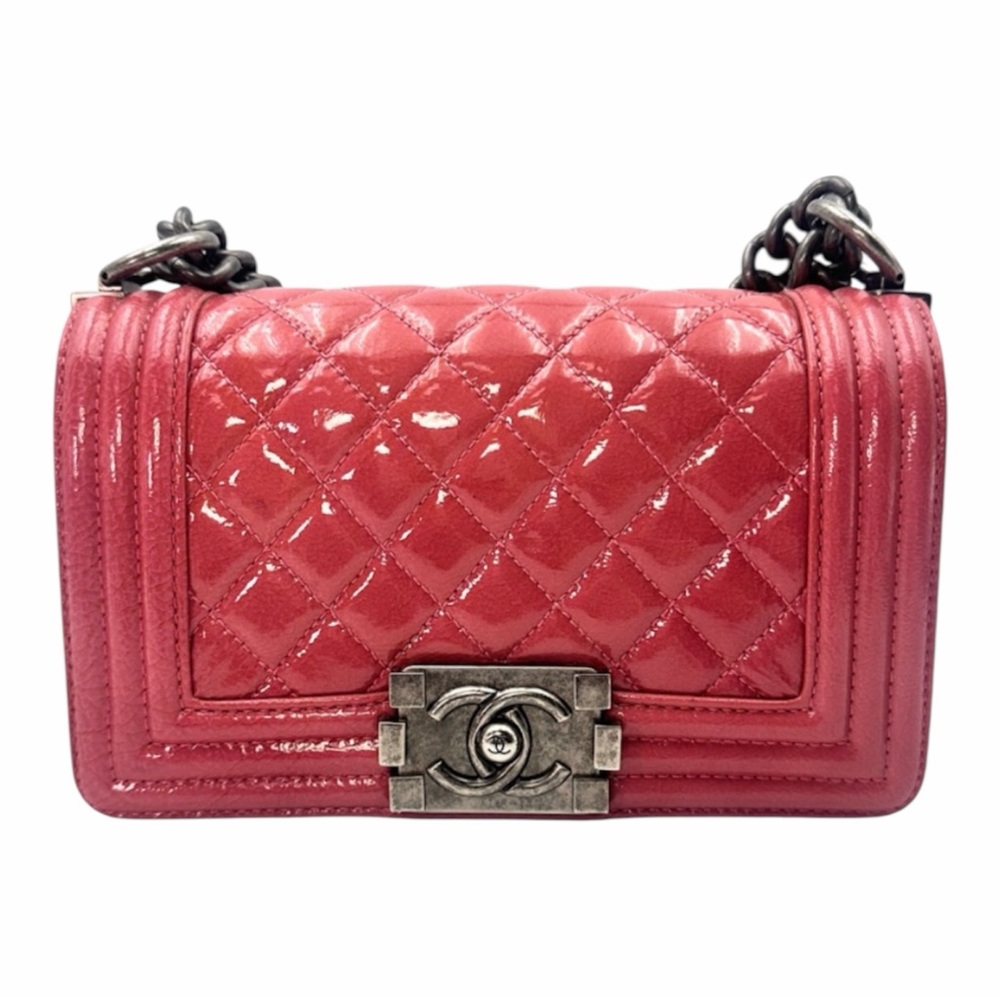 CHANEL LE BOY (RARE COLOR WAY) Small Quilted Crossbody Bag